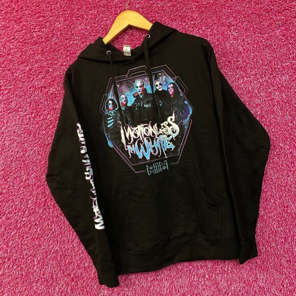 Motionless in white trinity of terror tour 2022 hoodie size Small - Picture 3 of 4